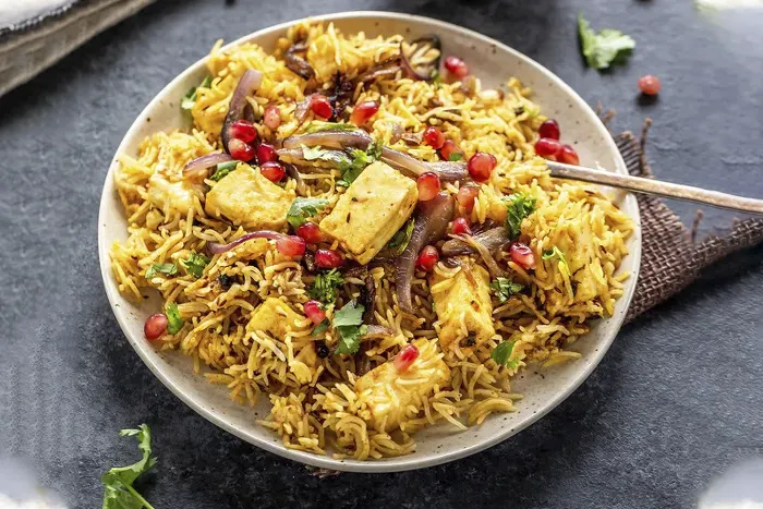 Chicken Biryani and Paneer Biryani